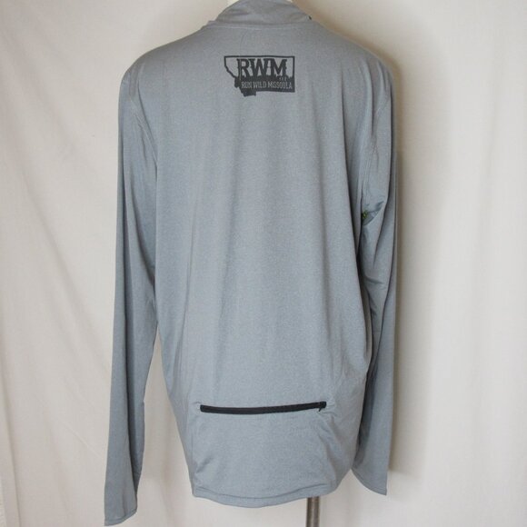 Missoula Marathon 1/2 Zip Long Sleeve Sport Running Tee Women's XL XLarge - Picture 4 of 9